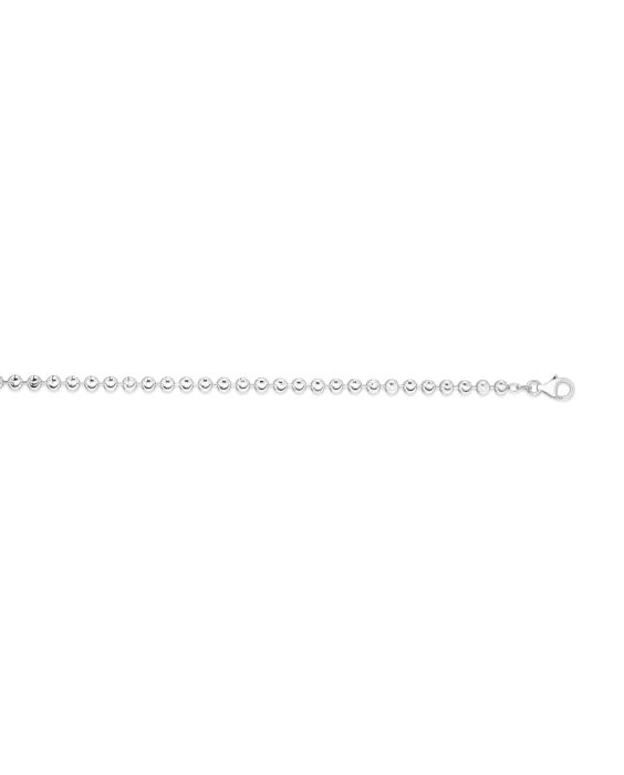 Sterling Silver 4mm Moon-cut Bead Chain