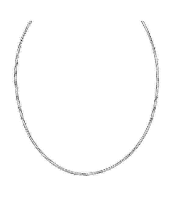 Silver 2.4mm Octagonal Snake Chain