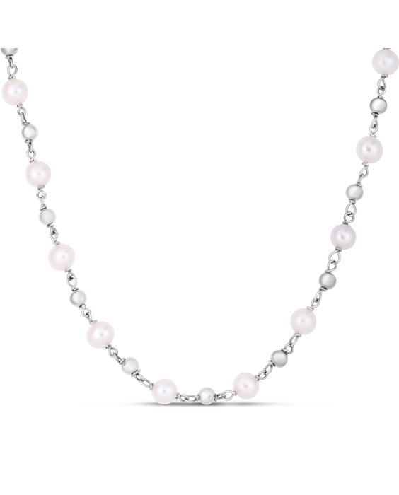 Sterling Silver Pearl Bead Chain