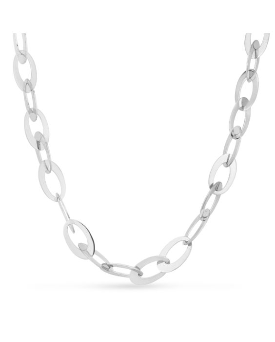 Sterling Silver Italian Oval Links Chain