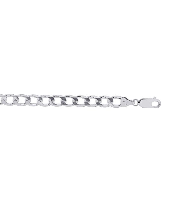 Silver 5.5mm Comfort Curb Chain 