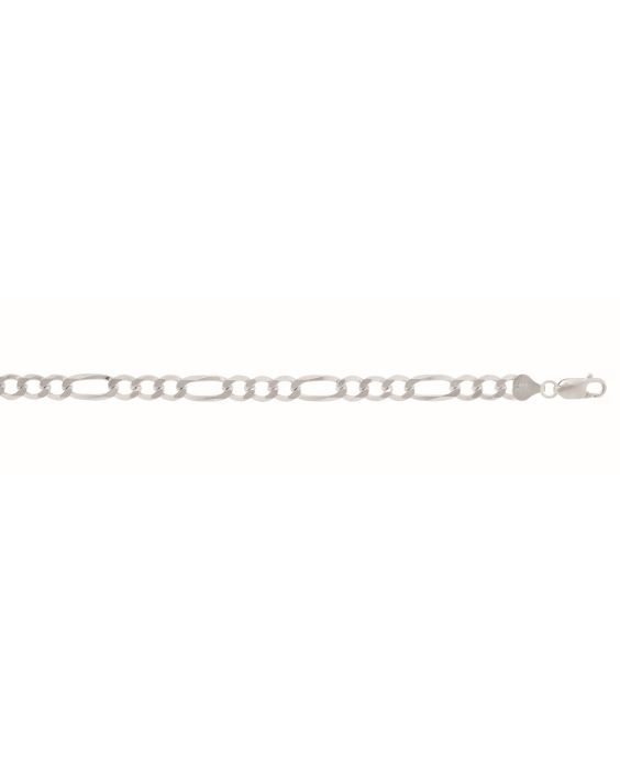Silver 7mm Figaro Chain 