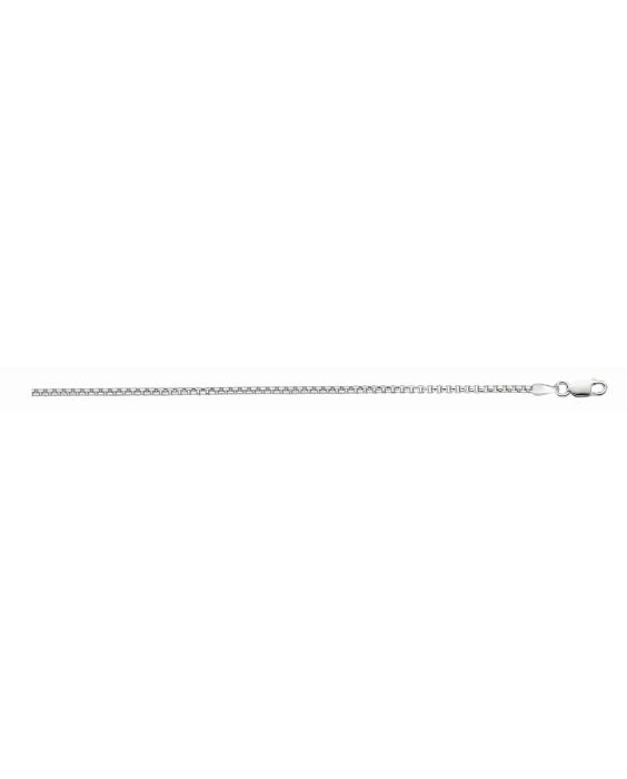 Silver 1.3mm Round Box Chain 
