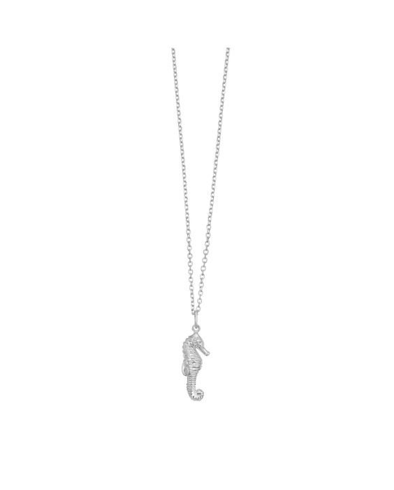 Silver Seahorse Pendant