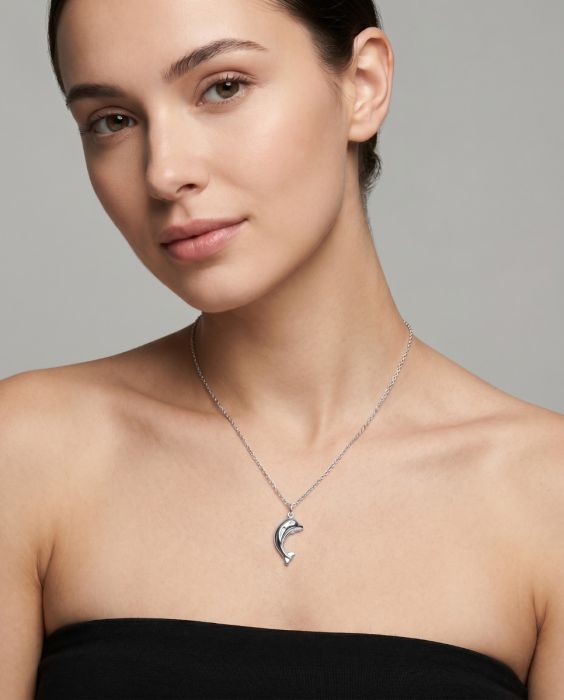 Silver Dolphin Pendant