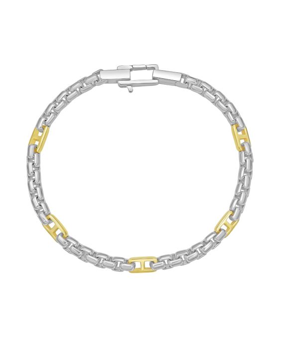 Silver Men's Mariner Box Link