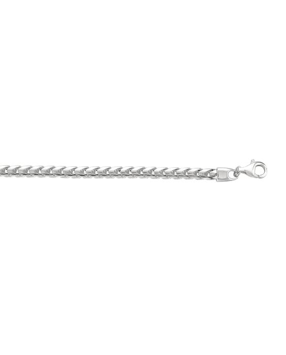 Silver 4.80mm Square Franco Chain 
