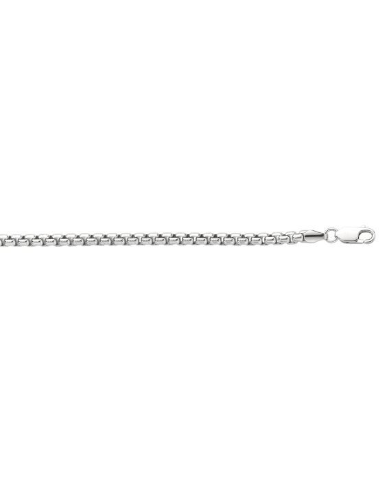 Silver 3.80mm Round Box Chain 