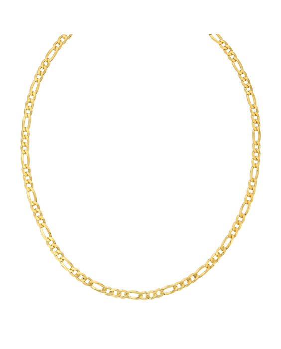 Gold Over Silver 5.2mm Figaro Chain