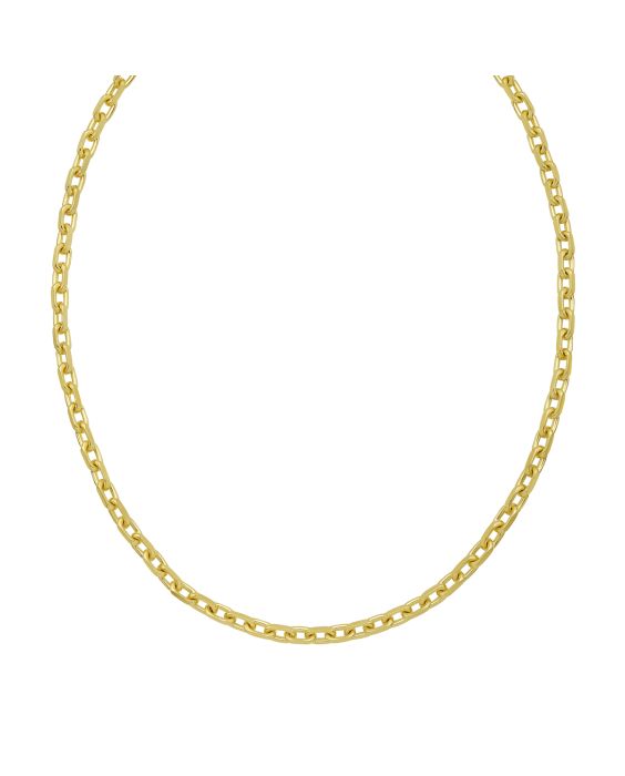 Gold Over Silver 5mm French Cable Chain
