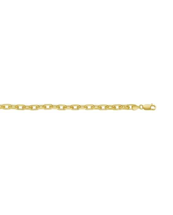 Gold Over Silver 5.6mm French Cable Chain