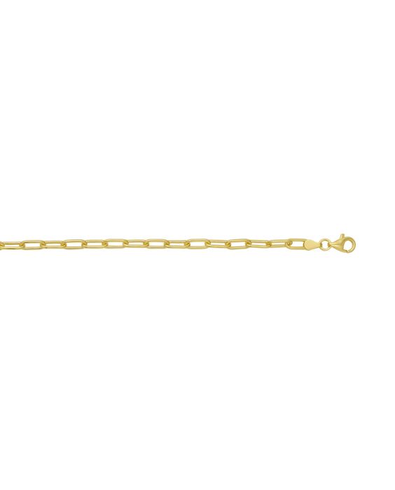 Gold Over Silver 4.1mm Paperclip Chain