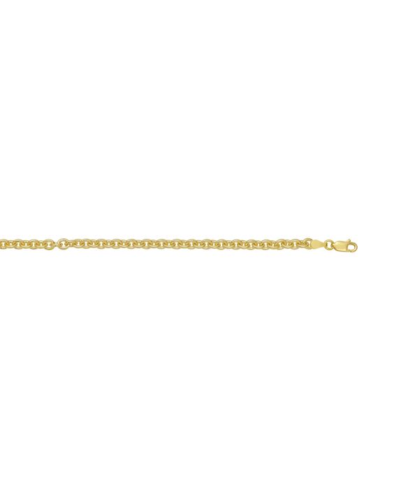 Gold Over Silver 5.7mm Rolo Chain