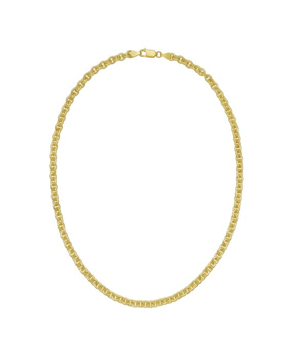 Gold Over Silver 5.7mm Rolo Chain