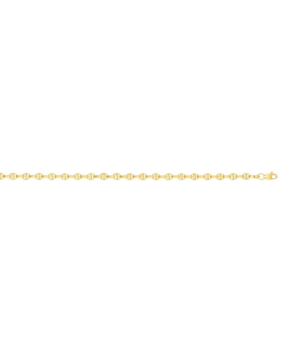14K Gold 3mm Lite Anchor Chain