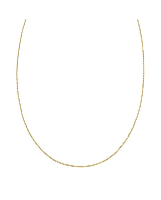 14K Gold Popcorn Adjustable Chain