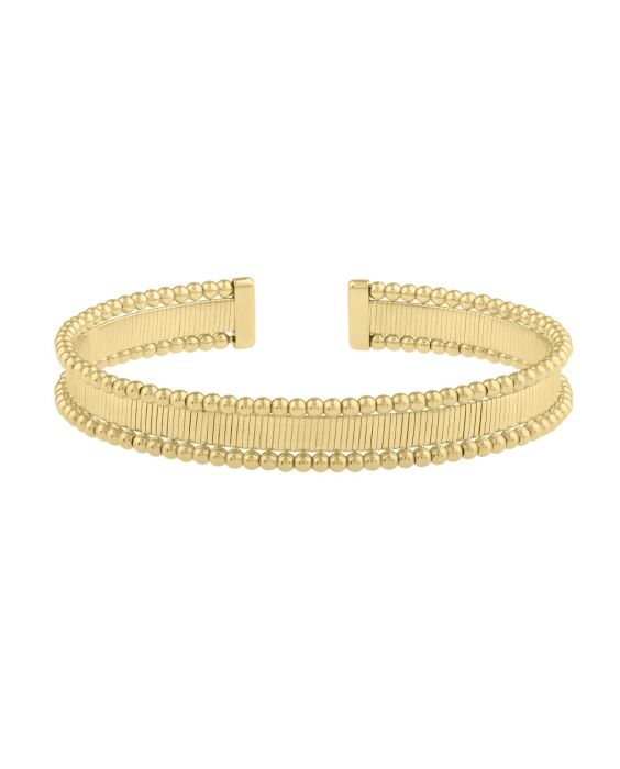 14K Pallina Beaded Bangle 
