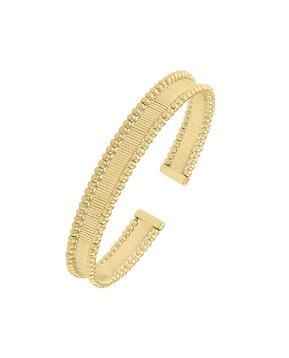 14K Pallina Beaded Bangle 