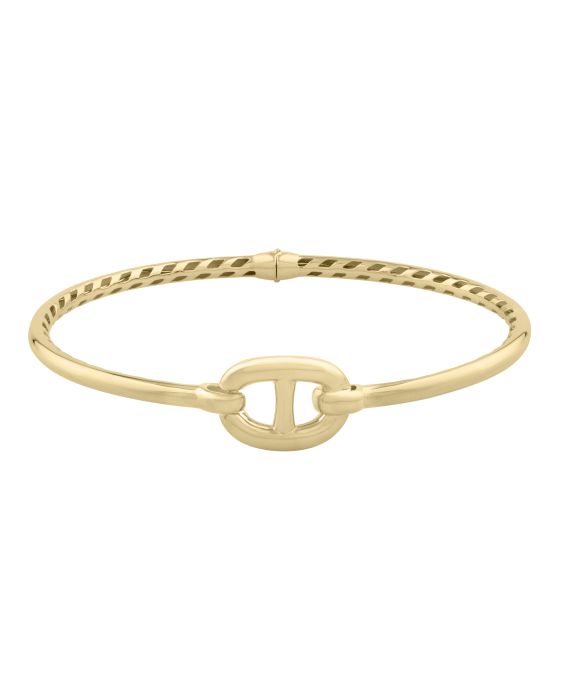 14K Puff Mariner Link Bangle
