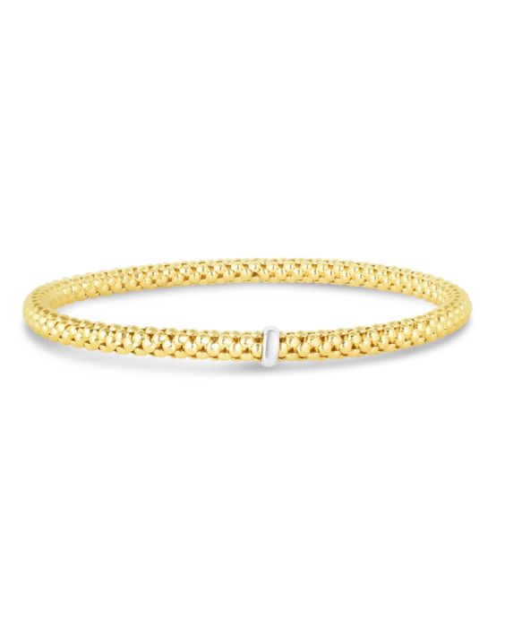 14K Gold Prosecco Stretch 4mm Bracelet