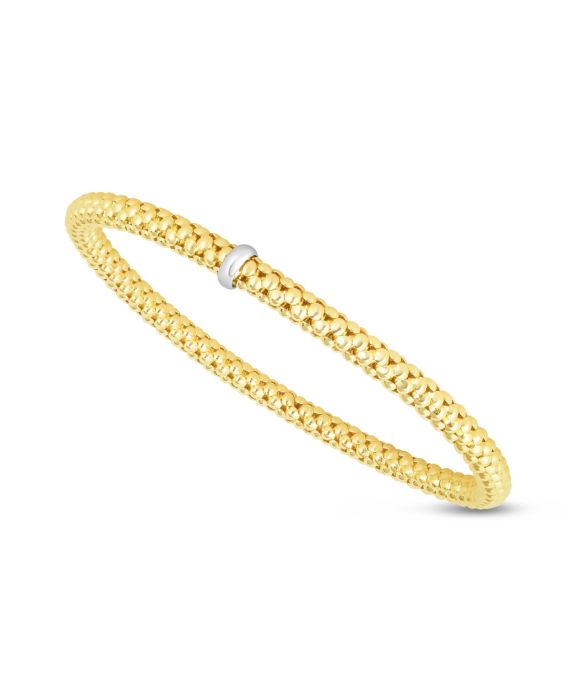 14K Gold Prosecco Stretch 4mm Bracelet