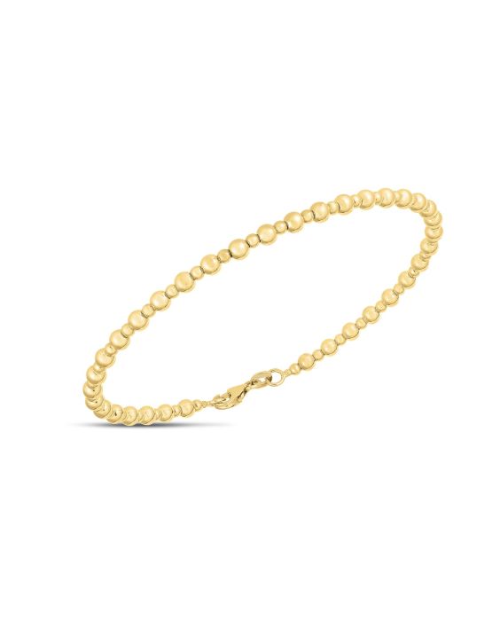 14K Gold Pallina Bead Bracelet
