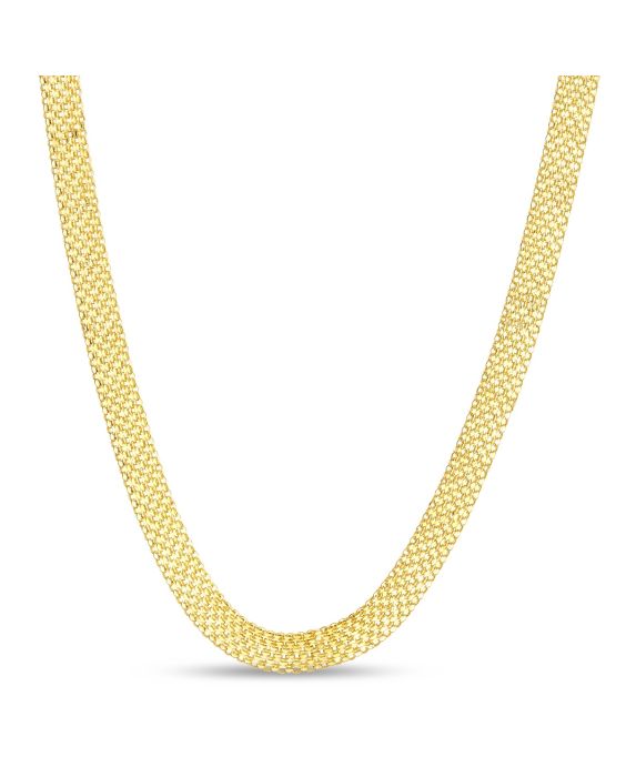 14K 7mm Bismark Chain