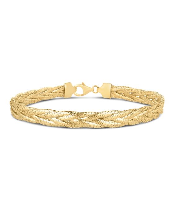 14K Rapunzel Woven Chain