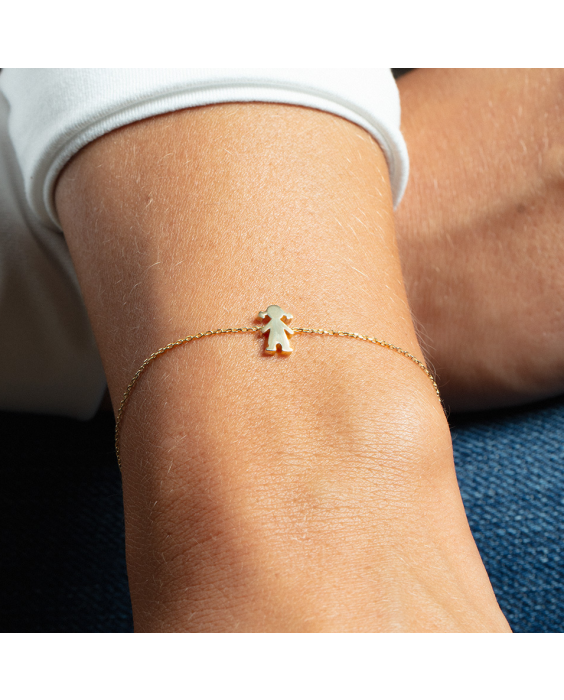 14K Girl Bracelet