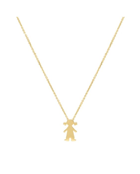 14K Girl Necklace