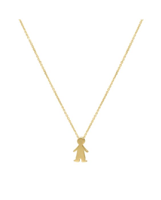 14K Boy Necklace