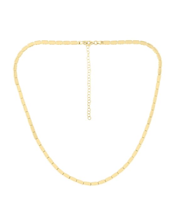 14K Yellow Brick Chain