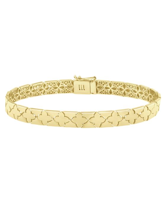 14K Clover Bracelet