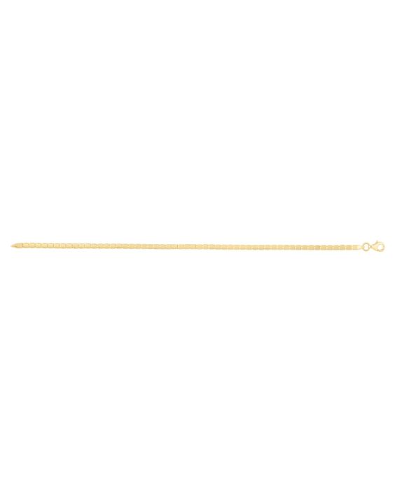 14K Mini Cube Bracelet