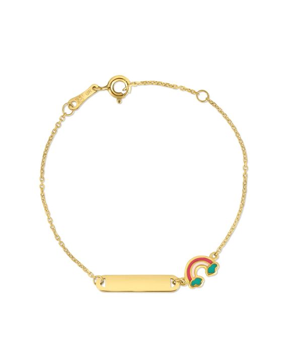 14K Rainbow Children's Bracelet