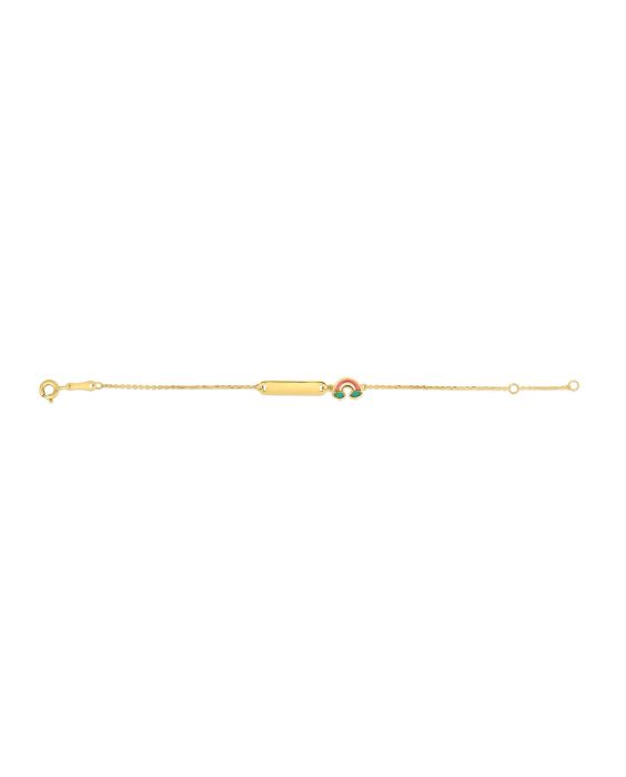 14K Rainbow Children's Bracelet