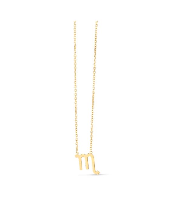 14K Gold Scorpio Necklace