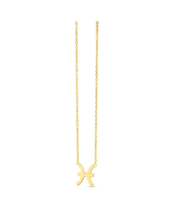 14K Pisces Necklace