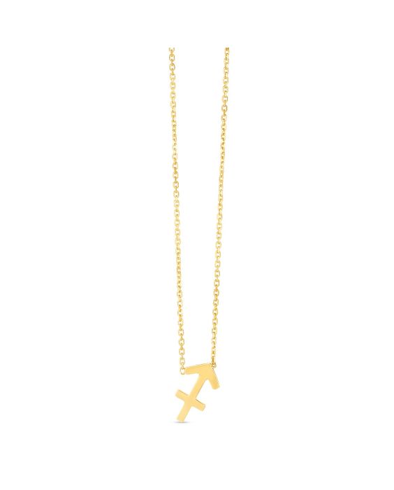 14K Gold Sagittarius Necklace
