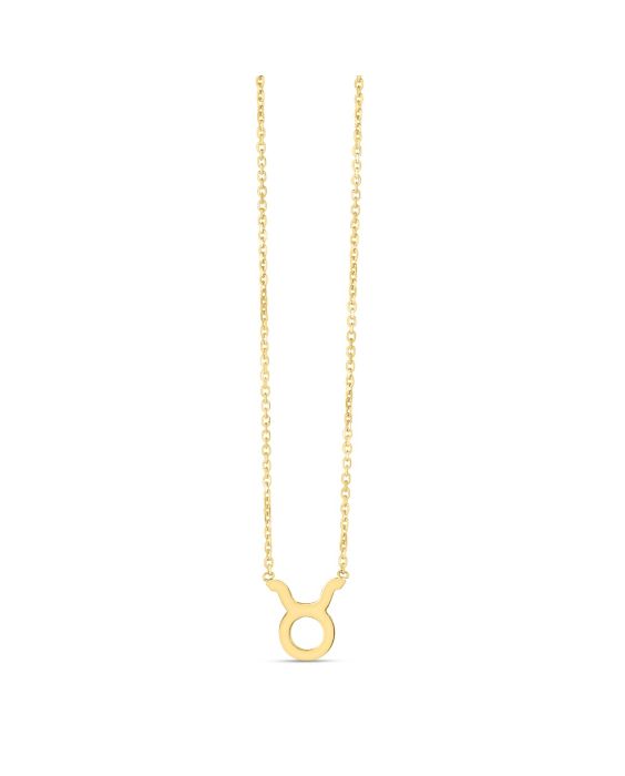 14K Gold Taurus Necklace