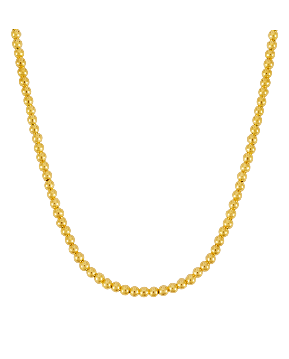 14K Gold 5mm Bead Chain
