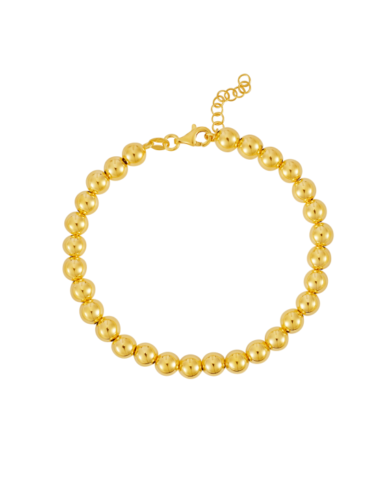 14K Gold 6mm Bead Chain