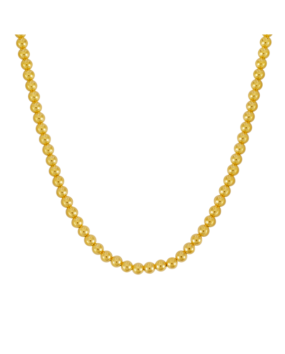 14K Gold 6mm Bead Chain