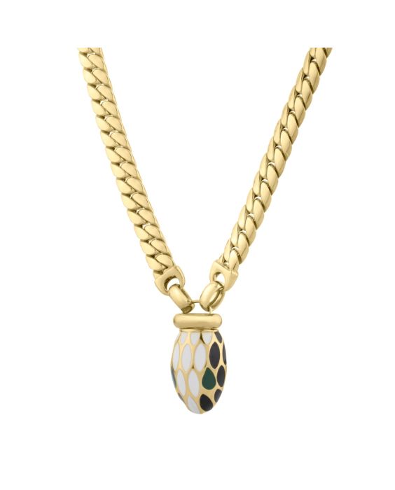 14K Le Serpent Curb Link Necklace