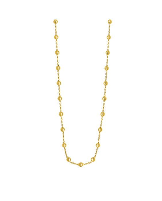 14K Layering Saturn Bead Necklace
