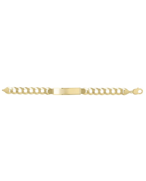 14K 11mm Curb ID Bracelet