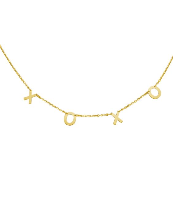 14K XOXO Necklace