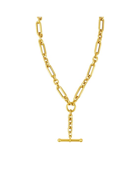 14K Gold Toggle Necklace