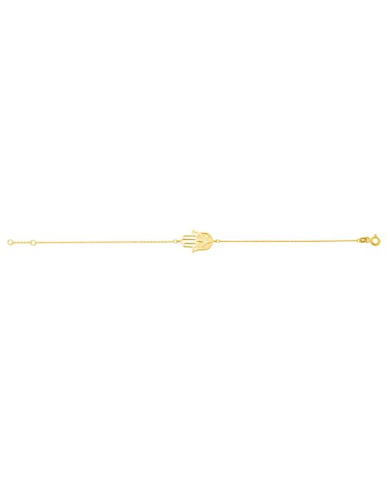 14K Gold Hamsa Bracelet