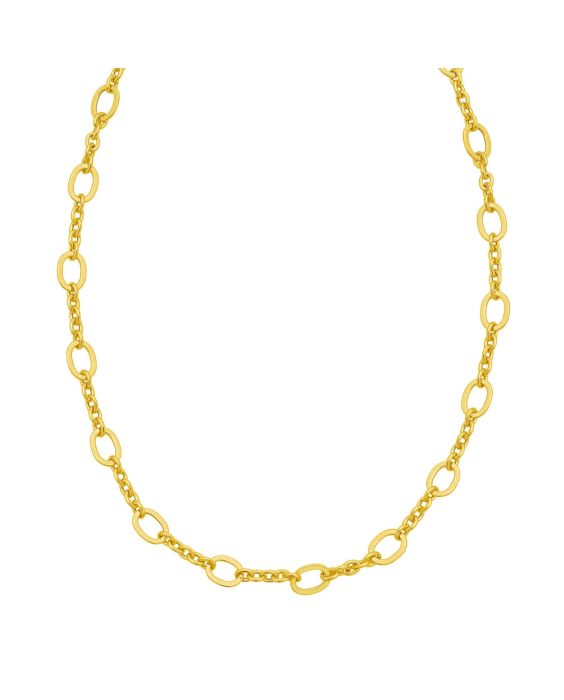 14K Five &amp; One Oval Link Chain